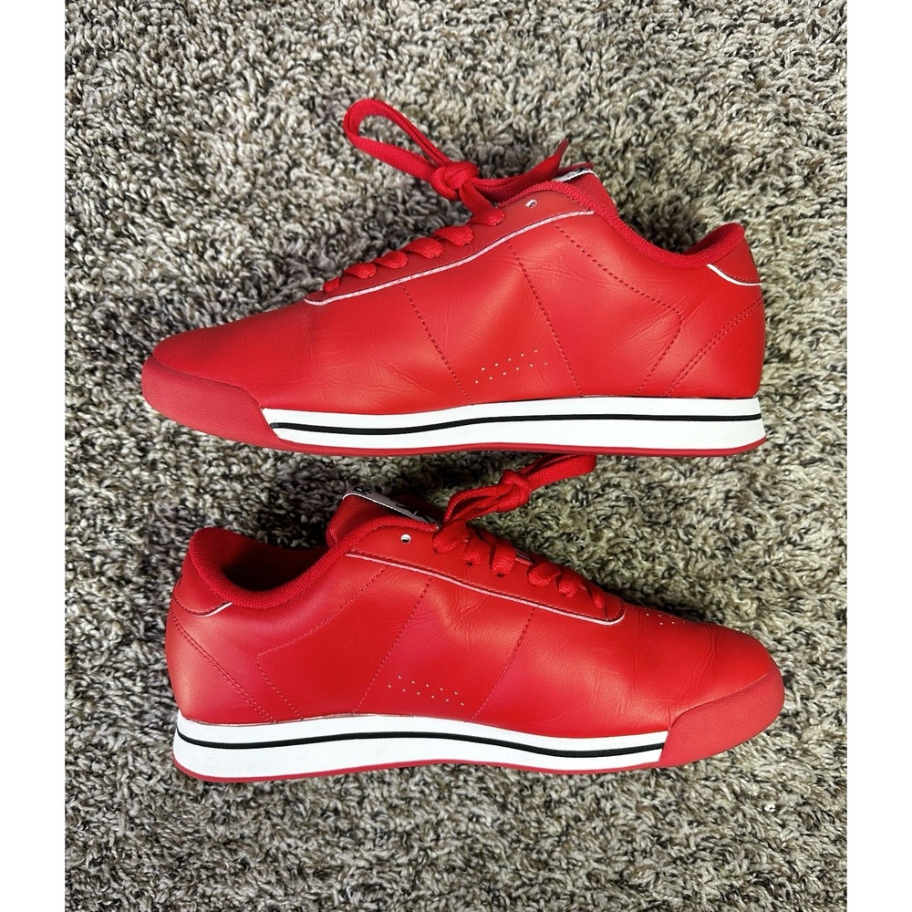 Reebok Princess Women's Size 6.5 Red Classic Leather Shoes Sneakers J95015 - Picture 3 of 9